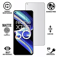 iNFiGO Anti-Scratch Matte Finish Tempered Glass, a Screen Protector compatible for Realme X7 Max-thumb1