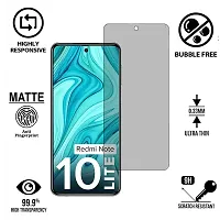 iNFiGO Anti-Scratch Matte Finish Tempered Glass, a Screen Protector compatible for Redmi Note 10 Lite.-thumb1