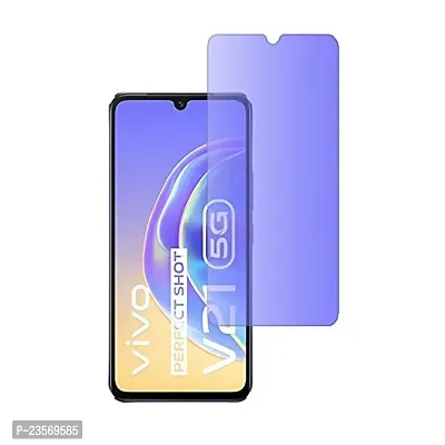 iNFiGO Blue Light Resistant Tempered Glass, a Screen Protector compatible for vivo V21