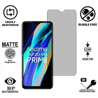 iNFiGO Anti-Scratch Matte Finish Tempered Glass, a Screen Protector compatible for Realme Narzo 50A Prime-thumb1