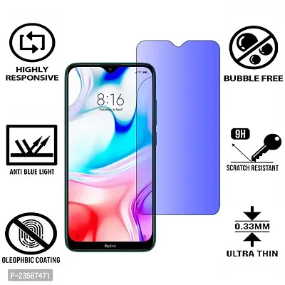 iNFiGO Blue Light Resistant Tempered Glass, a Screen Protector compatible for Redmi 8.-thumb2