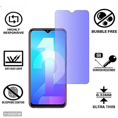 iNFiGO Blue Light Resistant Tempered Glass, a Screen Protector compatible for vivo Y12-thumb3