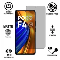 iNFiGO Anti-Scratch Matte Finish Tempered Glass, a Screen Protector compatible for POCO F4 5G.-thumb1