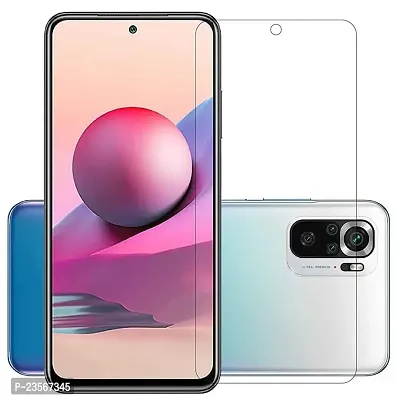 iNFiGO Crystal Clear Impossible Fibre Glass, a Screen Protector compatible for Redmi Note 10T 5G.-thumb2