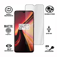 iNFiGO Anti-Scratch Matte Finish Tempered Glass, a Screen Protector compatible for OnePlus 6T-thumb1