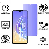 iNFiGO Blue Light Resistant Tempered Glass, a Screen Protector compatible for vivo V21-thumb1