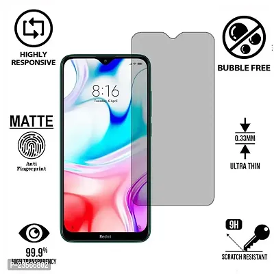 iNFiGO Anti-Scratch Matte Finish Tempered Glass, a Screen Protector compatible for Redmi 8.-thumb2