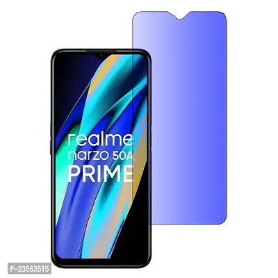 iNFiGO Blue Light Resistant Tempered Glass, a Screen Protector compatible for Realme Narzo 50A Prime