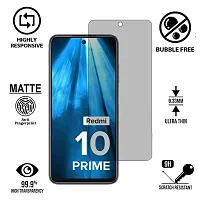 iNFiGO Anti-Scratch Matte Finish Tempered Glass, a Screen Protector compatible for Redmi 10 Prime.-thumb1