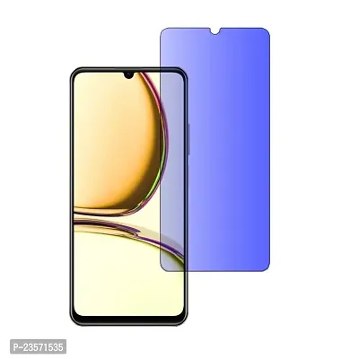 iNFiGO Anti Blue Light (Blue Light Resistant to Protect your Eyes) Tempered Glass Screen Protector for Realme C53.