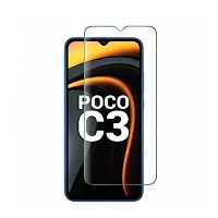 iNFiGO Crystal Clear Impossible Fibre Glass, a Screen Protector compatible for POCO C3.-thumb1