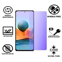 iNFiGO Blue Light Resistant Tempered Glass, a Screen Protector compatible for Redmi Note 10 Pro Max.-thumb1