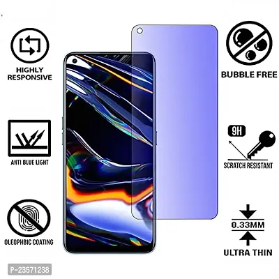 iNFiGO Blue Light Resistant Tempered Glass, a Screen Protector compatible for Realme 7 Pro-thumb2