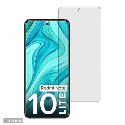 iNFiGO Crystal Clear Impossible Fibre Glass, a Screen Protector compatible for Redmi Note 10 Lite.-thumb0