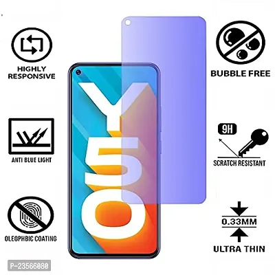 iNFiGO Blue Light Resistant Tempered Glass, a Screen Protector compatible for vivo Y50-thumb2