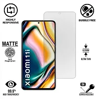 iNFiGO Anti-Scratch Matte Finish Tempered Glass, a Screen Protector compatible for Xiaomi 11i 5G.-thumb1