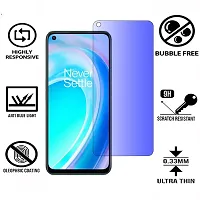 iNFiGO Blue Light Resistant Tempered Glass, a Screen Protector compatible for OnePlus Nord CE 2 Lite-thumb1