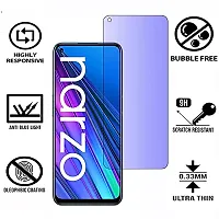 iNFiGO Blue Light Resistant Tempered Glass, a Screen Protector compatible for Realme Narzo 30 5G-thumb1