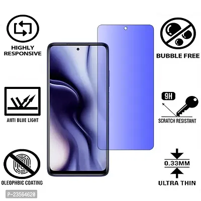 iNFiGO Blue Light Resistant Tempered Glass, a Screen Protector compatible for Mi 10i.-thumb2