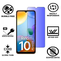 iNFiGO Blue Light Resistant Tempered Glass, a Screen Protector compatible for Redmi 10 Power.-thumb1