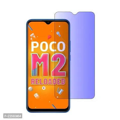 iNFiGO Blue Light Resistant Tempered Glass, a Screen Protector compatible for POCO M2 Reloaded.