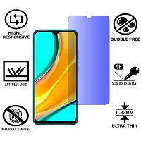 iNFiGO Blue Light Resistant Tempered Glass, a Screen Protector compatible for Redmi 9 Prime.-thumb1