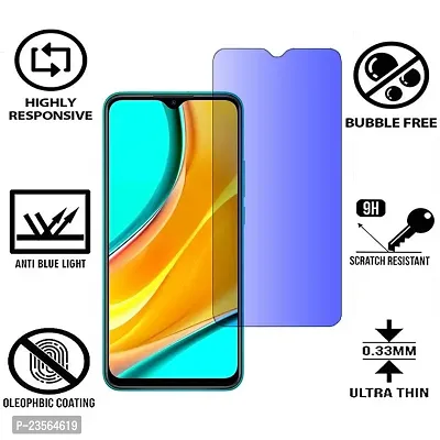 iNFiGO Blue Light Resistant Tempered Glass, a Screen Protector compatible for Redmi 9 Prime.-thumb2