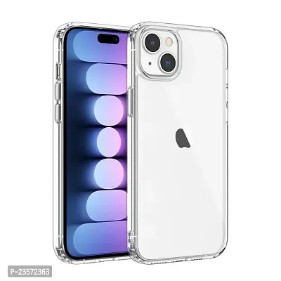 iNFiGO Back Case for Apple iPhone 15 | Non-Yellowing | Military-Grade Protective Case | Hard Back  Soft Bumper|Raised Bezels for Extra Protection of Camera  Screen (Liquid Crystal Clear).