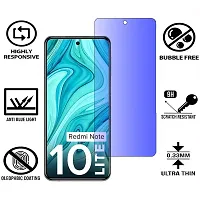 iNFiGO Blue Light Resistant Tempered Glass, a Screen Protector compatible for Redmi Note 10 Lite.-thumb1