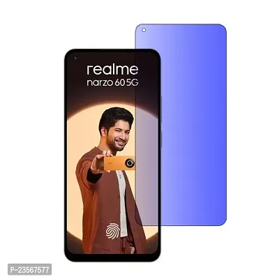iNFiGO Anti Blue Light (Blue Light Resistant to Protect your Eyes) Tempered Glass Screen Protector for Realme Narzo 60 5G.