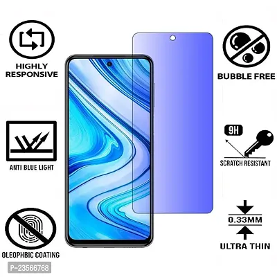 iNFiGO Blue Light Resistant Tempered Glass, a Screen Protector compatible for Redmi Note 9 Pro Max.-thumb2