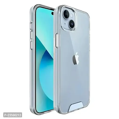 iNFiGO Back Cover for Apple iPhone 15 Plus | Ultra Hybrid Clear Space Case | Hard Back  Soft Bumper | Raised Bezels for Extra Protection of Screen  Camera (Crystal Clear).-thumb0