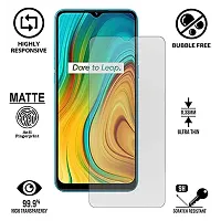 iNFiGO Anti-Scratch Matte Finish Tempered Glass, a Screen Protector compatible for Realme C3-thumb1