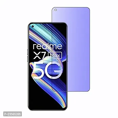 iNFiGO Blue Light Resistant Tempered Glass, a Screen Protector compatible for Realme X7 Max