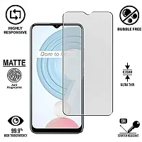 iNFiGO Anti-Scratch Matte Finish Tempered Glass, a Screen Protector compatible for Realme C21-thumb1