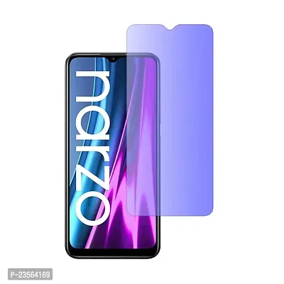 iNFiGO Blue Light Resistant Tempered Glass, a Screen Protector compatible for Realme Narzo 50i