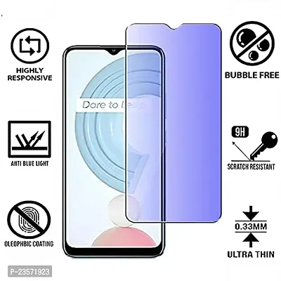 iNFiGO Blue Light Resistant Tempered Glass, a Screen Protector compatible for Realme C21-thumb2