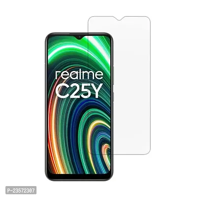 iNFiGO Crystal Clear Impossible Fibre Glass, a Screen Protector compatible for Realme C25Y-thumb0