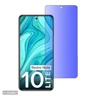 iNFiGO Blue Light Resistant Tempered Glass, a Screen Protector compatible for Redmi Note 10 Lite.