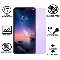 iNFiGO Blue Light Resistant Tempered Glass, a Screen Protector compatible for Redmi Note 6 Pro.-thumb1