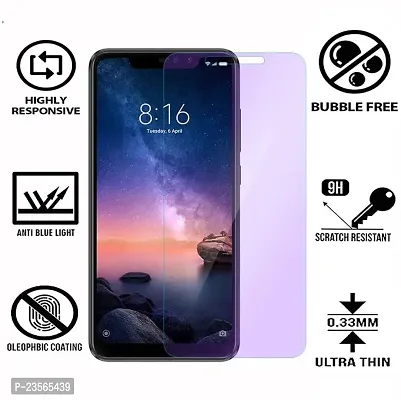 iNFiGO Blue Light Resistant Tempered Glass, a Screen Protector compatible for Redmi Note 6 Pro.-thumb2