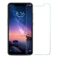 iNFiGO Crystal Clear Impossible Fibre Glass, a Screen Protector compatible for Redmi Note 6 Pro.-thumb1