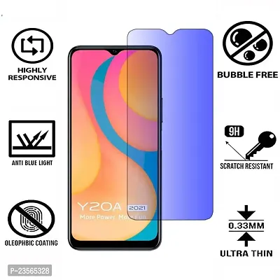 iNFiGO Blue Light Resistant Tempered Glass, a Screen Protector compatible for vivo Y20A-thumb2