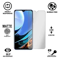 iNFiGO Anti-Scratch Matte Finish Tempered Glass, a Screen Protector compatible for Redmi 9 Power.-thumb1
