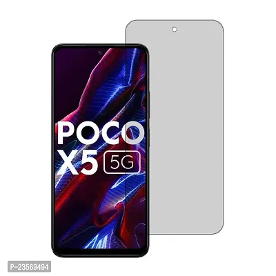 iNFiGO Frosted Matte Finish (Anti-Scratch) Tempered Glass Screen Protector for Poco X5.