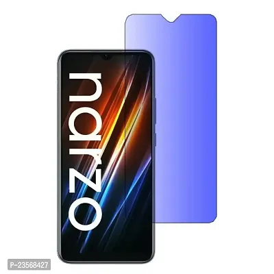 iNFiGO Blue Light Resistant Tempered Glass, a Screen Protector compatible for Realme Narzo 50i Prime