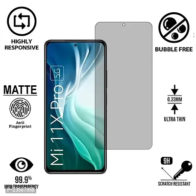 iNFiGO Anti-Scratch Matte Finish Tempered Glass, a Screen Protector compatible for Mi 11X Pro 5G.-thumb2