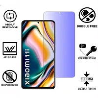 iNFiGO Blue Light Resistant Tempered Glass, a Screen Protector compatible for Xiaomi 11i 5G.-thumb1