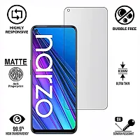 iNFiGO Anti-Scratch Matte Finish Tempered Glass, a Screen Protector compatible for Realme Narzo 30 5G-thumb1