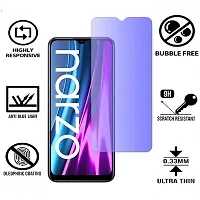 iNFiGO Blue Light Resistant Tempered Glass, a Screen Protector compatible for Realme Narzo 50i-thumb1